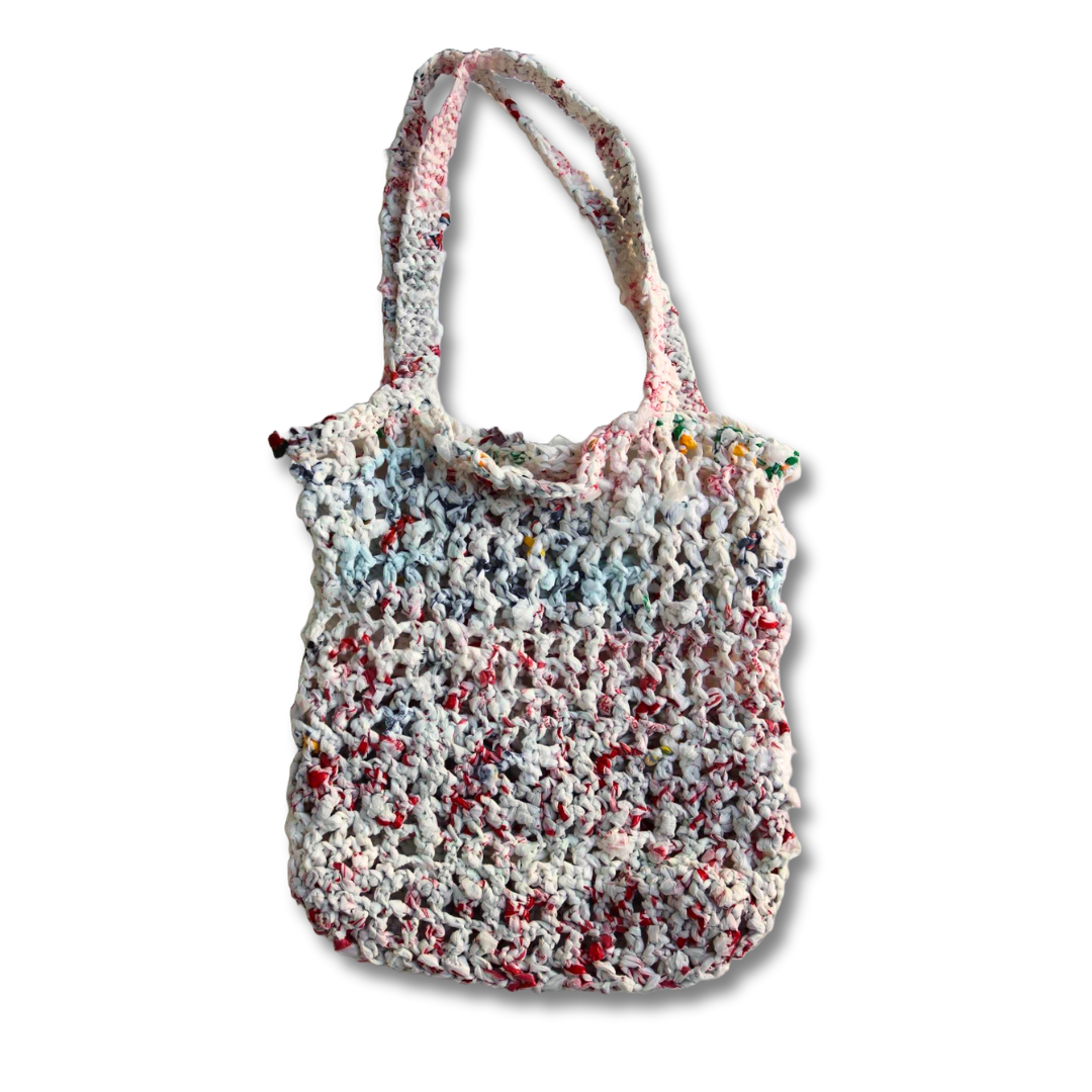 White Speckled Tote Bag