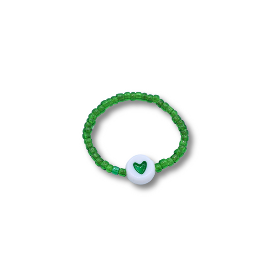 Green Heart Ring