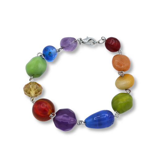 Rainbow Stone Bracelet